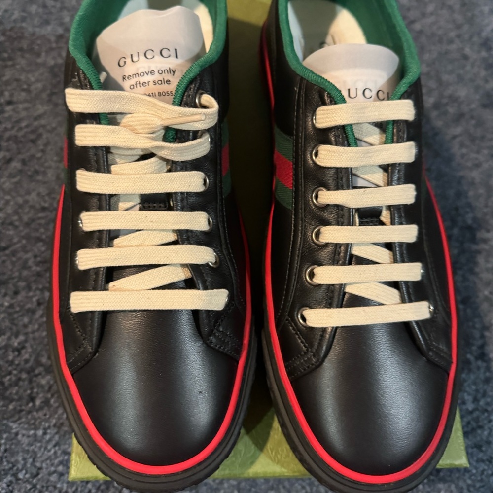 New Authentic Gucci tennis butter black 1977 women’s size 42EU / 11.5 U.S.